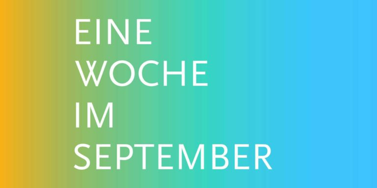 Eine Woche im September